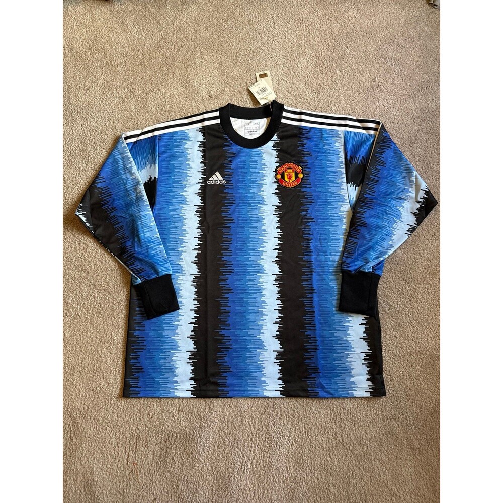 Manchester United Adidas Icon Men’s Goalkeeper NWT Jersey Size Large